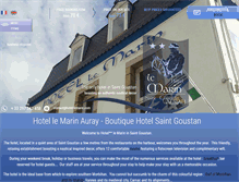 Tablet Screenshot of en.hotel-lemarin.com